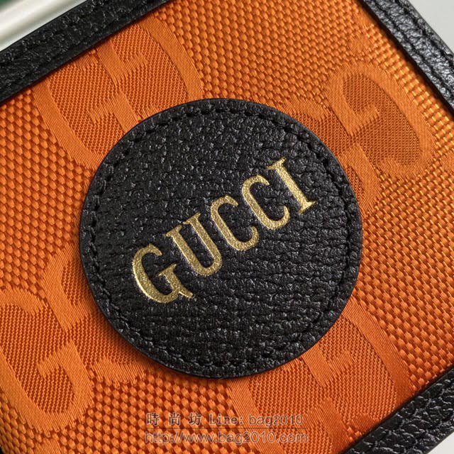 Gucci古馳包包 G家新款錢包 625573 古奇男士短夾錢包 橙布 gdj1412